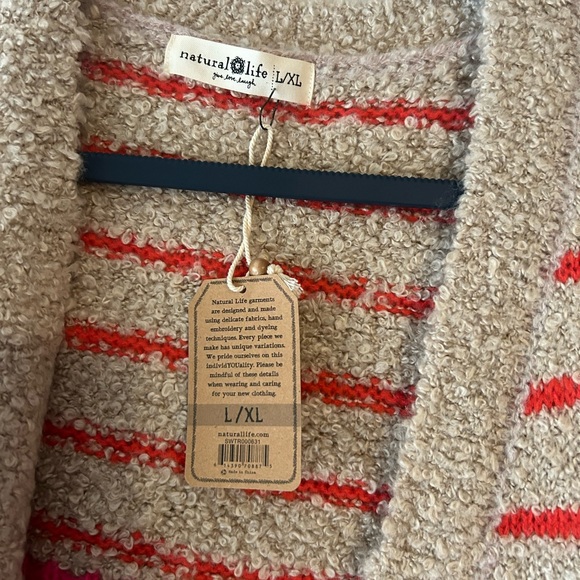 Natural Life Calla Jacquard Cardigan Sweater - Picture 5 of 7